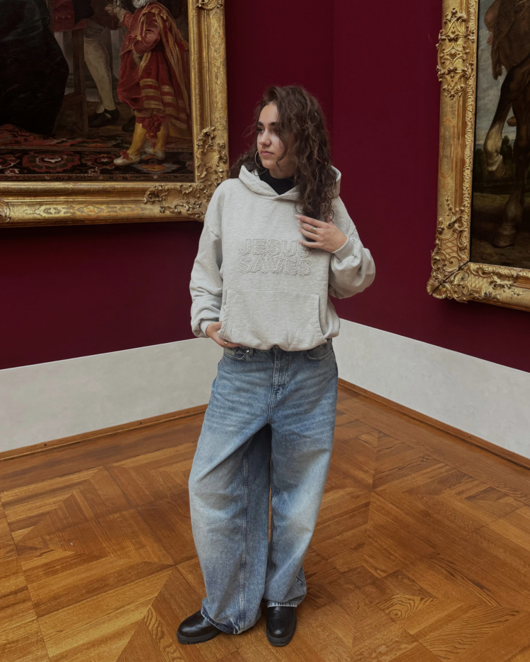 Basic Jesus Saves Hoodie