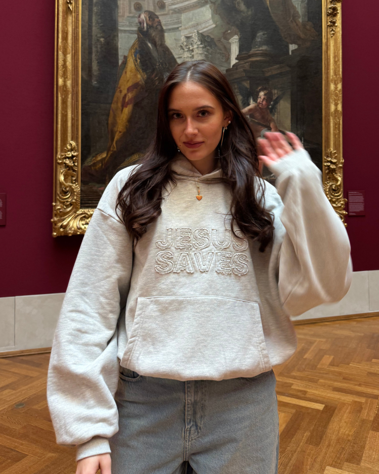 Basic Jesus Saves Hoodie