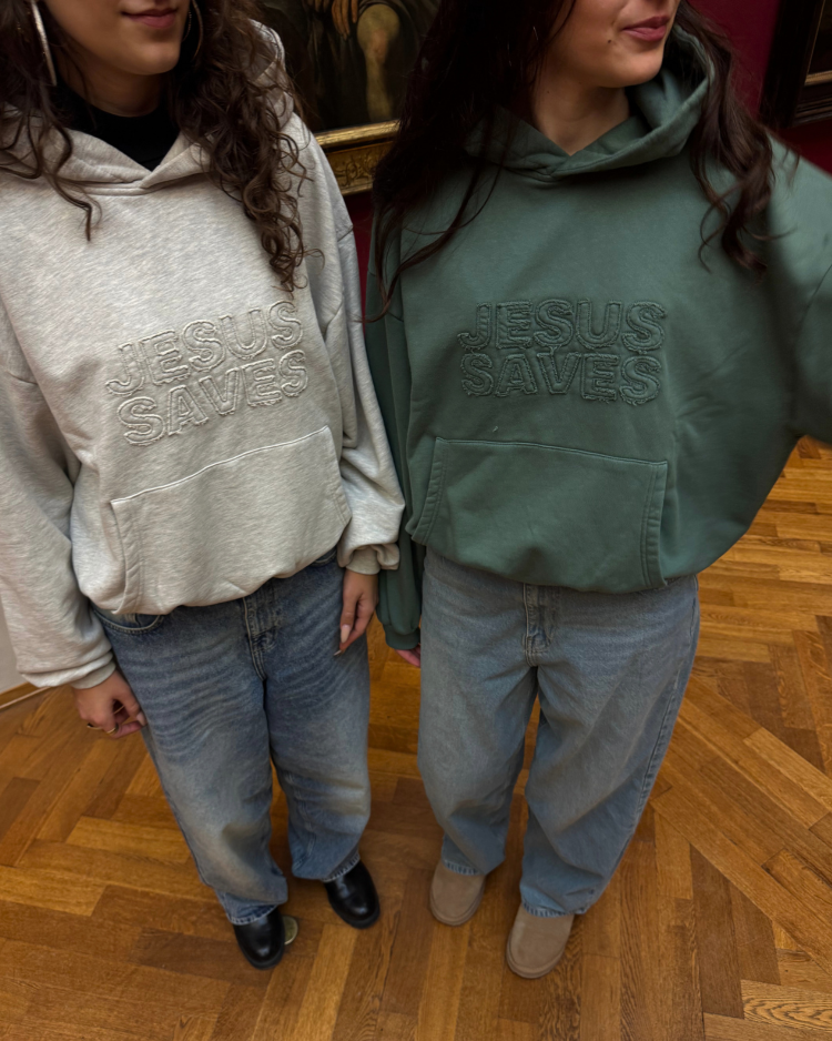 Basic Jesus Saves Hoodie