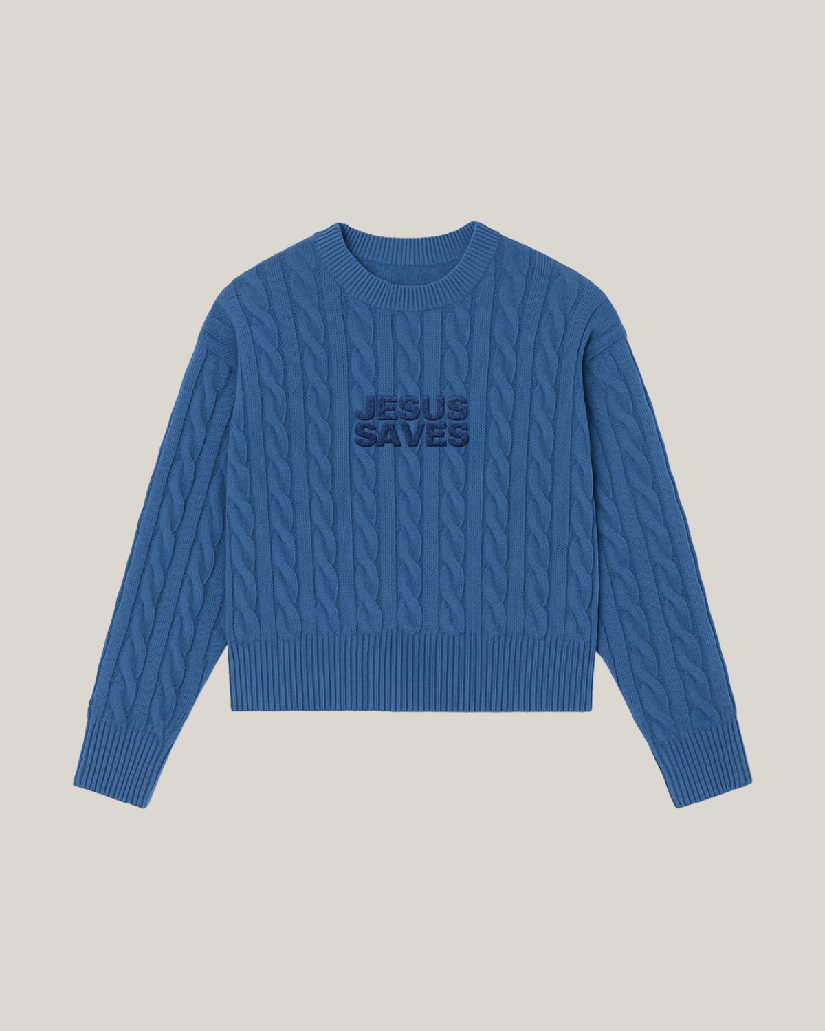 Jesus Saves - Knit Sweater