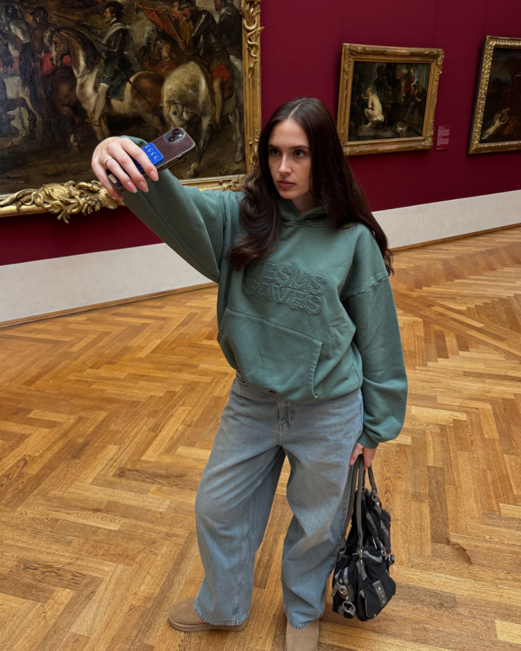 Basic Jesus Saves Hoodie