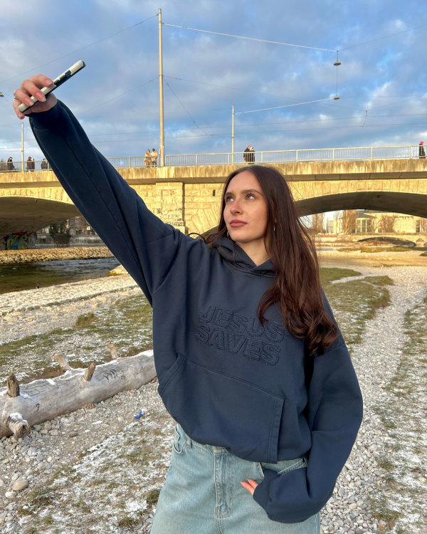 Basic Jesus Saves Hoodie