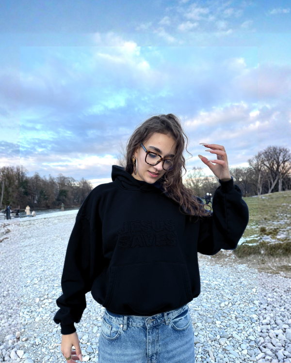 Basic Jesus Saves Hoodie